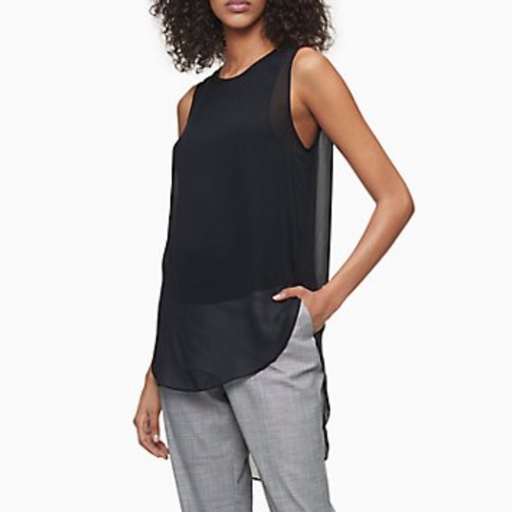 NWT Calvin Klein High Low Tank